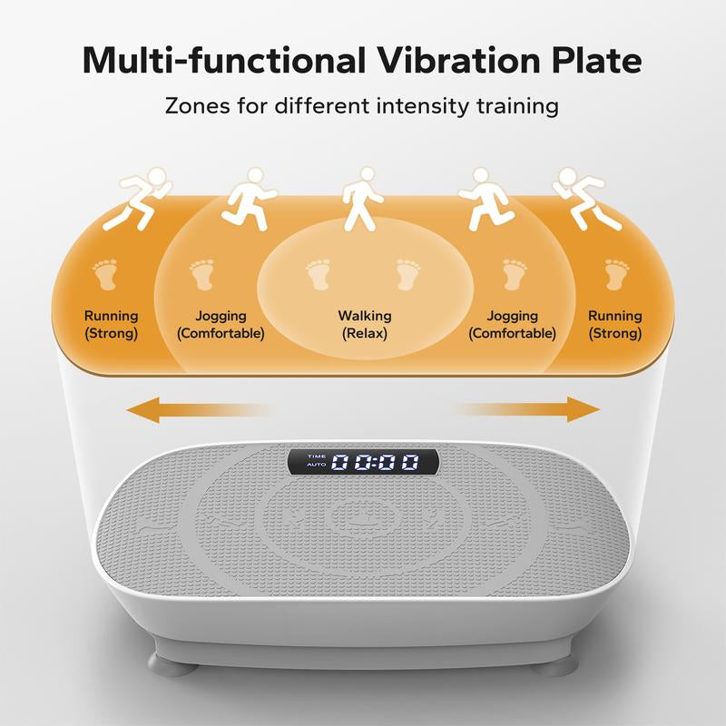 Vibration Plate Exercise Machine, Lymphatic Drainage Machine, Whole Body Workout Vibration Platform for Wellness and Fitness