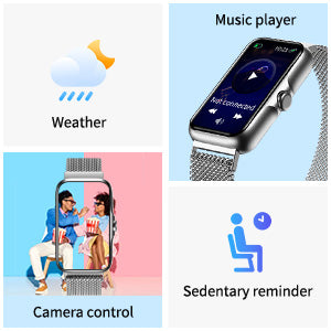 Health Fitness Tracker, Smart Watch with 24\/7 Heart Rate and Blood Oxygen Monitor, Sleep Tracker with IP68 Waterproof, Activity Tracker Pedometer Step Counter for Women Men