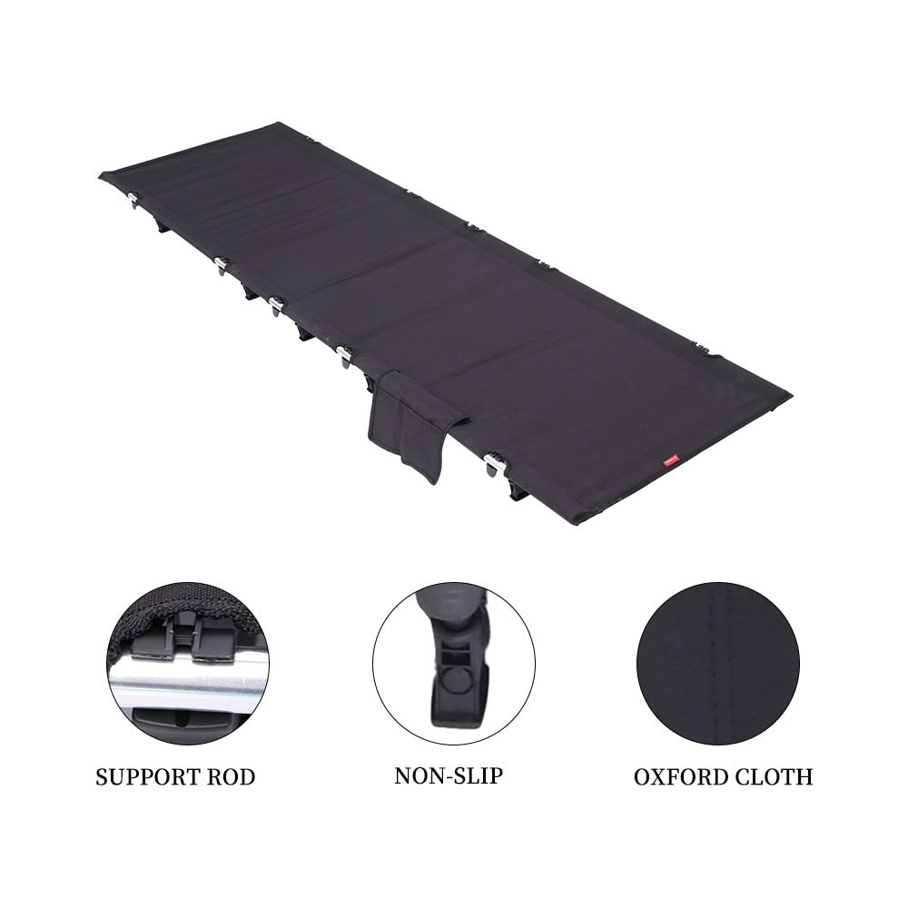 Camping Cot Compact Folding Cot Bed for Outdoor Backpacking Camping Cot Bed Ultralight Folding Tent