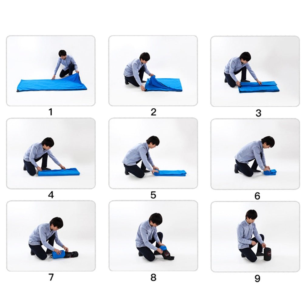 PORTABLE LIGHTWEIGHT TRAVEL FLEECE SLEEPING BAG
