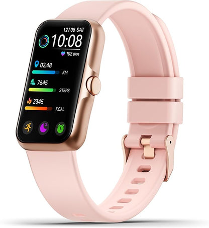 Health Fitness Tracker, Smart Watch with 24\/7 Heart Rate and Blood Oxygen Monitor, Sleep Tracker with IP68 Waterproof, Activity Tracker Pedometer Step Counter for Women Men