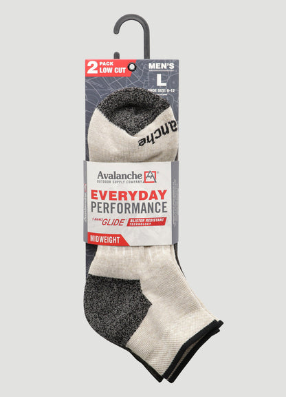 Men's Nano Glide Low Cut Socks 2-Pack