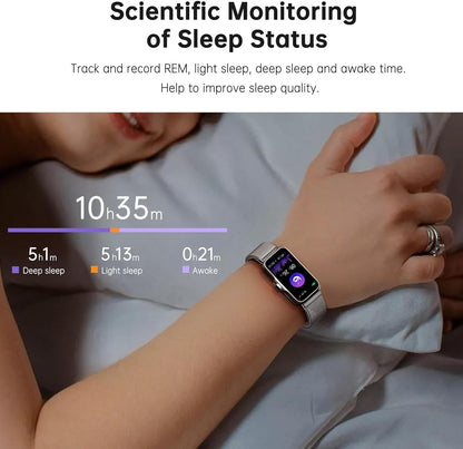 Health Fitness Tracker, Smart Watch with 24\/7 Heart Rate and Blood Oxygen Monitor, Sleep Tracker with IP68 Waterproof, Activity Tracker Pedometer Step Counter for Women Men
