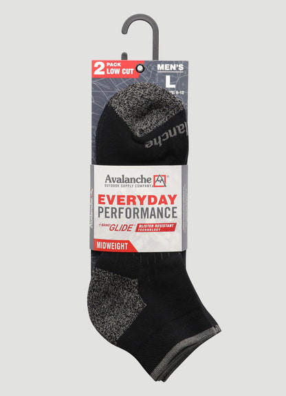 Men's Nano Glide Low Cut Socks 2-Pack