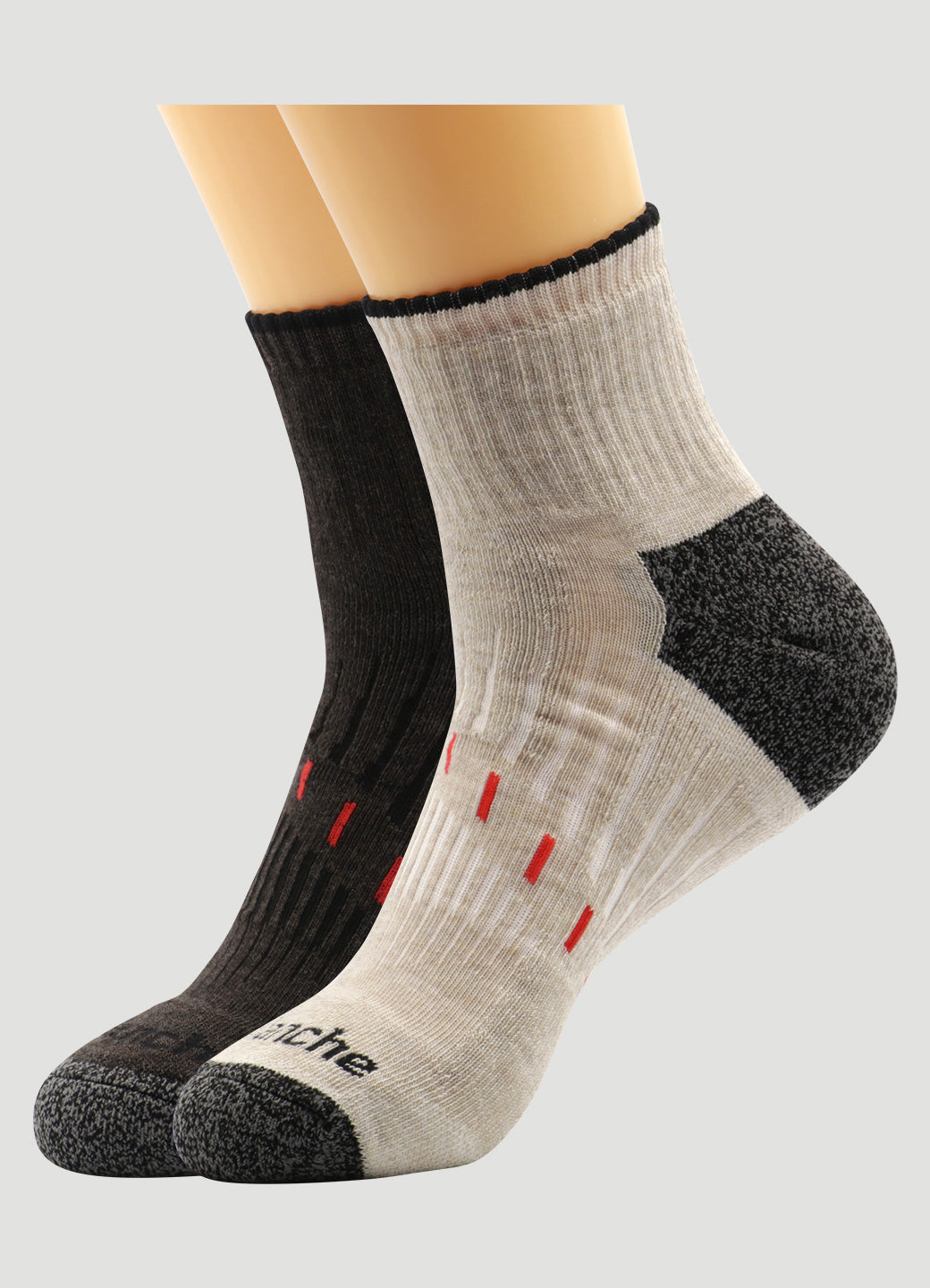 Men's Nano Glide Quarter Crew Socks 2-Pack