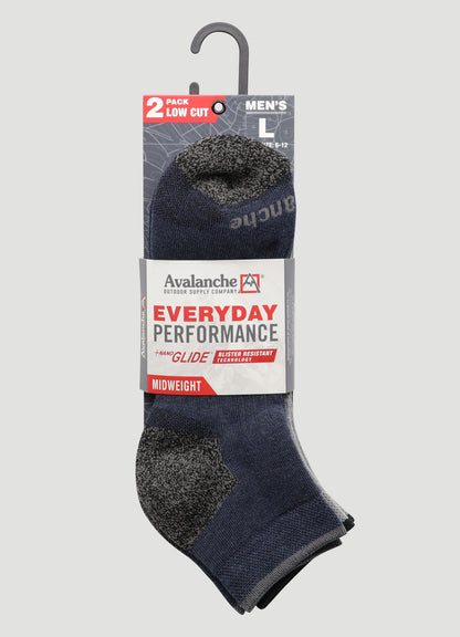 Men's Nano Glide Low Cut Socks 2-Pack