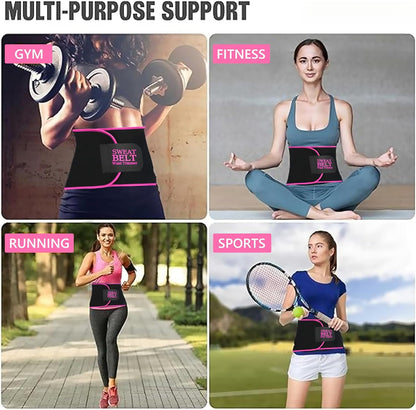 Waist Trainer for Women Lower Belly Fat, Waist Sweat Band for Women, Belly Band Sweat Belt, Stomach Wrap, Body Shaper