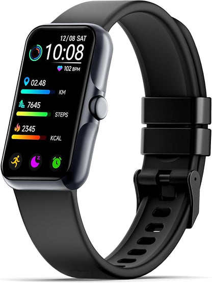 Health Fitness Tracker, Smart Watch with 24\/7 Heart Rate and Blood Oxygen Monitor, Sleep Tracker with IP68 Waterproof, Activity Tracker Pedometer Step Counter for Women Men