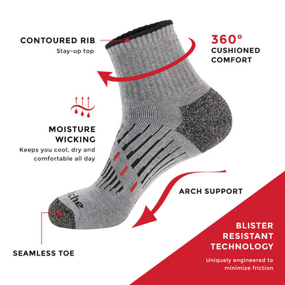 Men's Nano Glide Low Cut Socks 2-Pack