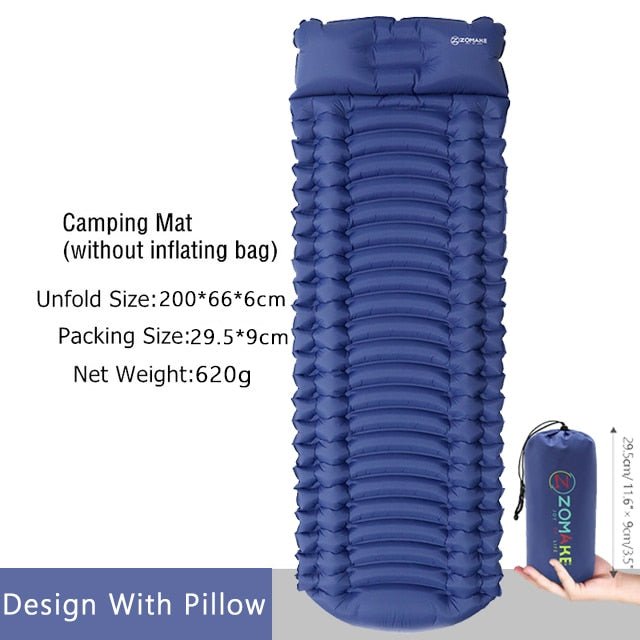 INFLATABLE COMFORTABLE CAMPING MATTRESS