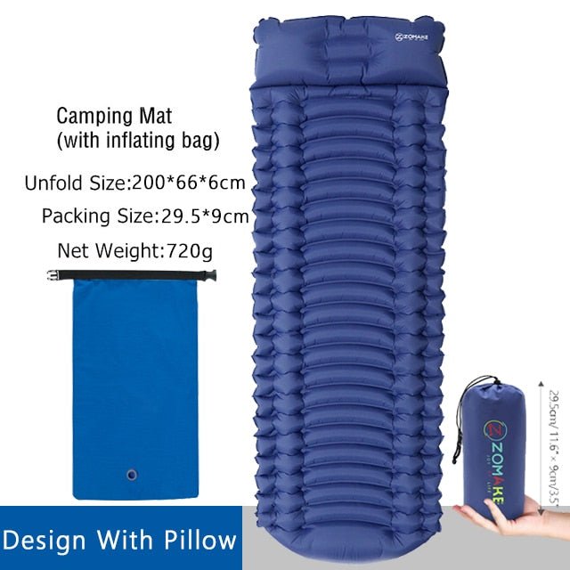 INFLATABLE COMFORTABLE CAMPING MATTRESS
