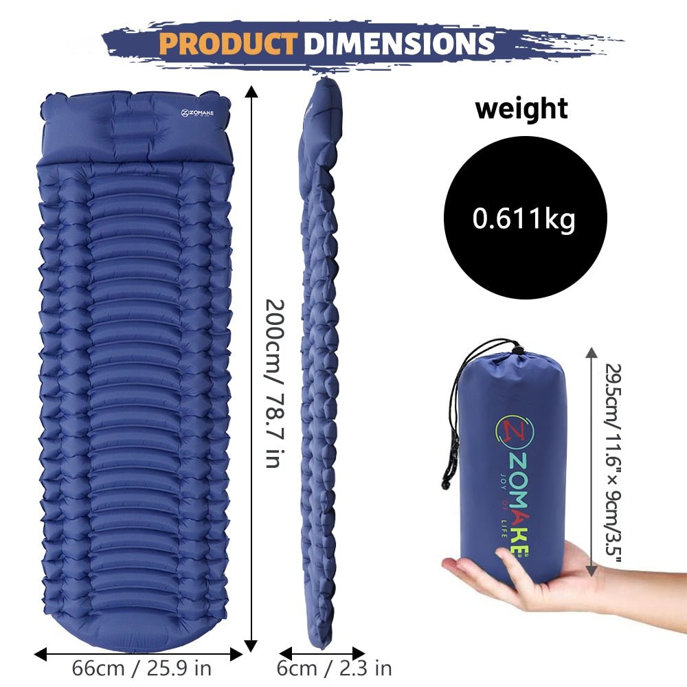 INFLATABLE COMFORTABLE CAMPING MATTRESS