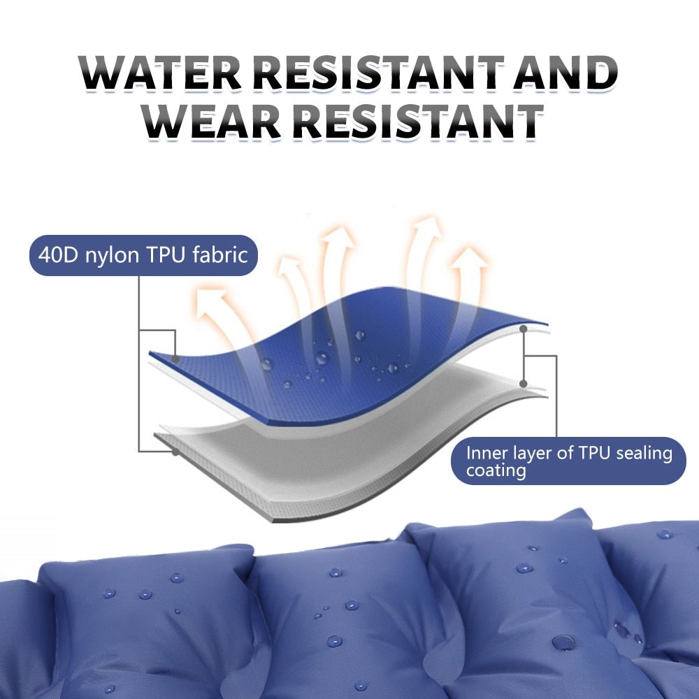 INFLATABLE COMFORTABLE CAMPING MATTRESS