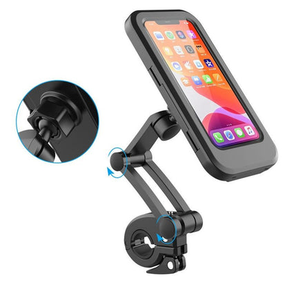 Universal Waterproof Bicycle / Motorcycle Phone Mount for Handlebars